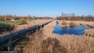 A Horthy-csatorna és a szivattyútelep – Tiszaörvény