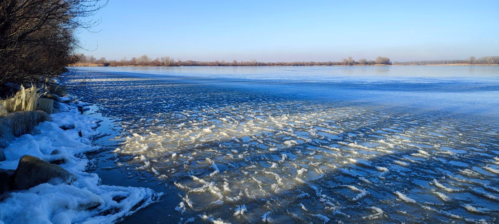 fagyos Tisza-tó