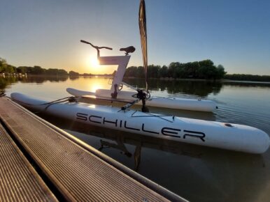 Csillagtúra Schiller waterbike-on – Tiszafüred