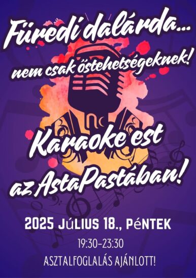 Karaoke party – Tiszafüred