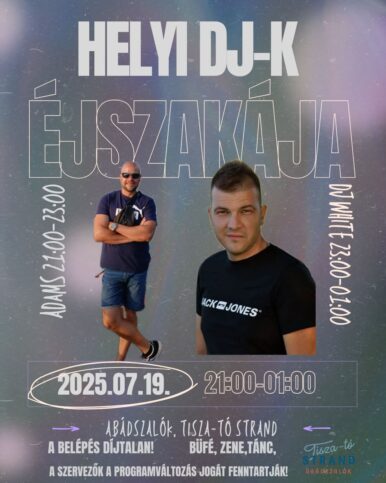 Helyi DJ-k éjszakája – Abádszalók
